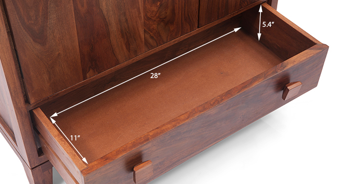 Magellan Shoe Cabinet (Teak Finish)